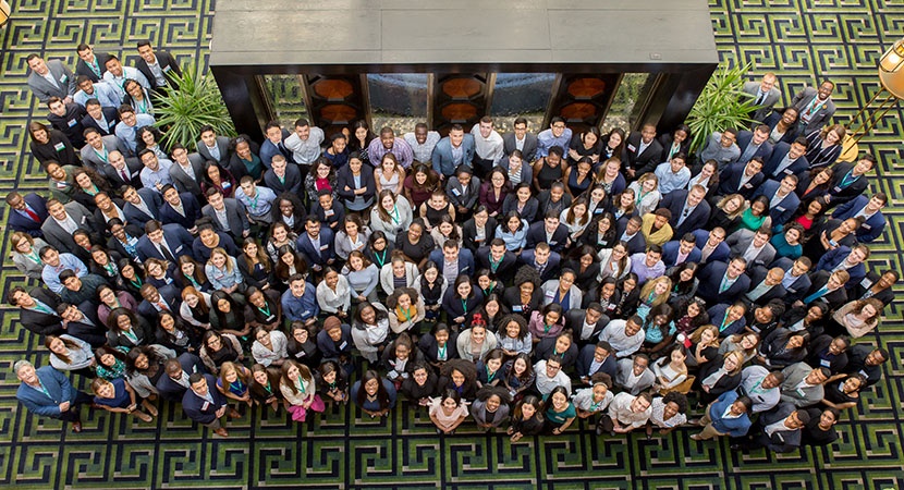 1L Scholars at the 2018 1L LCLD Scholars Summit at the Sheraton Philadelphia Society Hill. (Photo by Jay Haas)