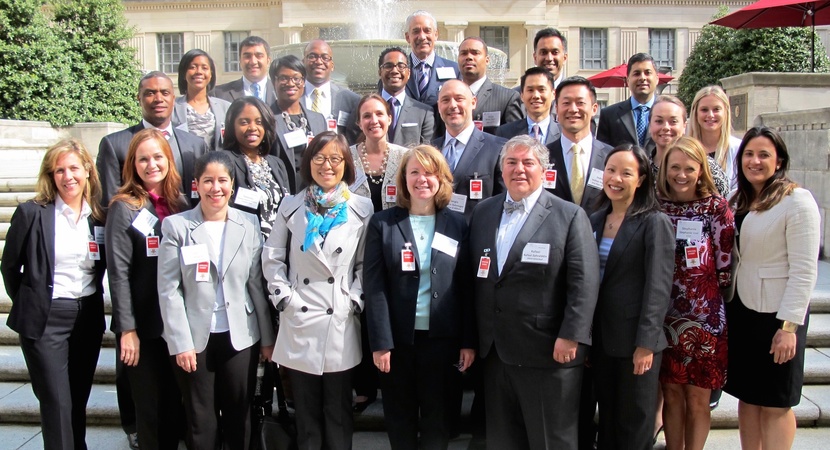 LCLD Fellows and personnel at the Department of Justice. (Photo by Don Belt)