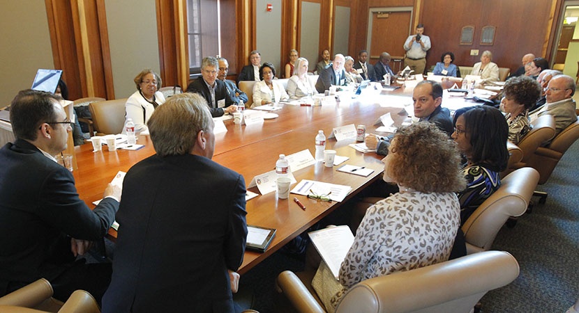 Participants during the Roundtable Discussion on Diversity in the Nation's Law Schools.