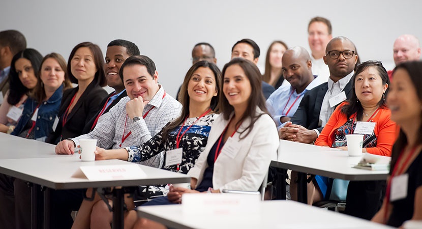 The Fellows listening to Brian Cornell, Target Chairman and CEO, speak. (Photos by Stephen Allen)